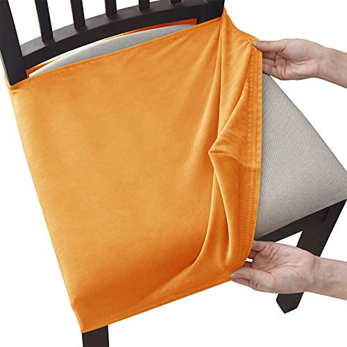 Housse de chaise extensible bleu clair lavable pour masquer l'usure de vos sieges