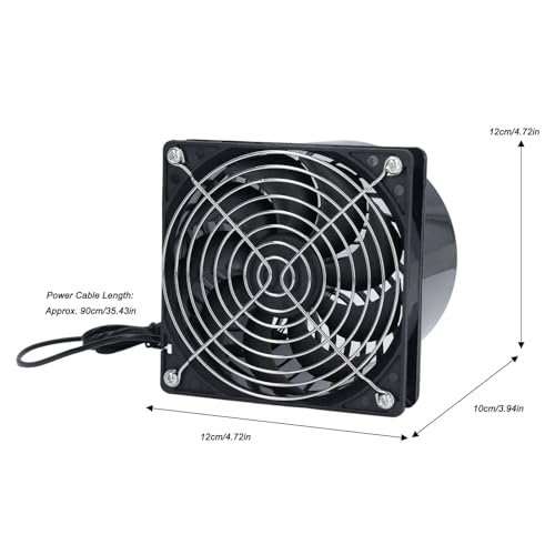 Ventilador de extracción para baño con energía solar, ventilador profesional eficiente para ático, caseta para perros, cobertizo y gallinero, 5 W miniatura 5