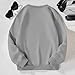 Girls Brooklyn Letter Print Graphic Sweatshirts Oversized Crewneck Long Sleeve Casual Loose Pullover Tops 3-9Years Grey