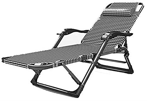 Chaise pliante chaise longue portable pour couchage d'appoint et bureau - 2
