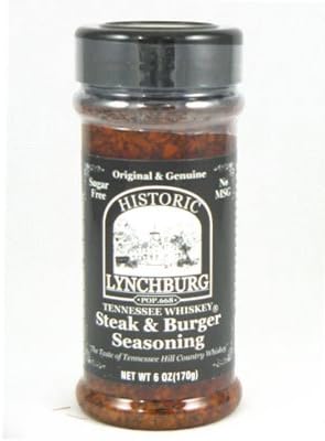 Historic Lynchburg Tennessee Whiskey Steak & Burger Seasoning (Case of 12)