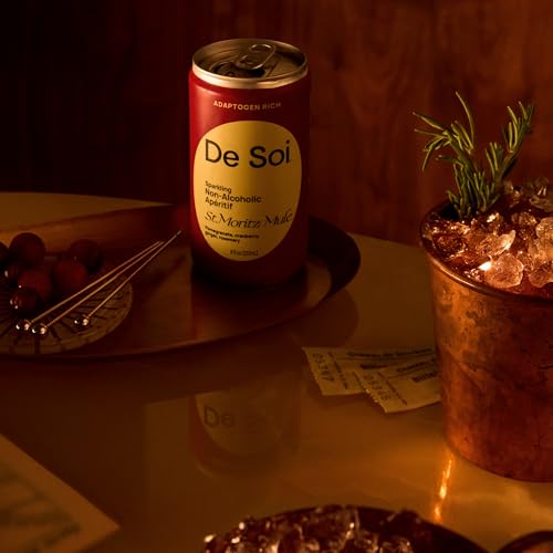 De Soi St. Moritz Mule Mocktails NA Drinks 8 fl oz (12-pack) - Adaptogen Drink, Sparkling Drink with Calming Botanicals, Mocktail Drinks, Gluten Free, No Artificial Flavors - Thumbnail 7