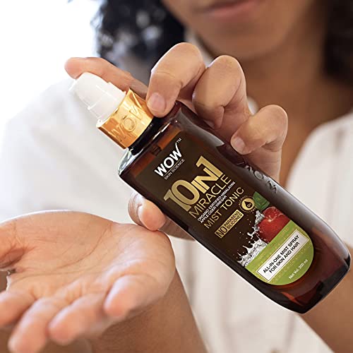 Wow Skin Science Apple Cider Vinegar Facial Toner For Face, Hair, Body - Natural Hair & Skin Care Mist - Hydrating Rose Water Spray For Pore Minimizer- 6.8 Oz #TOP3