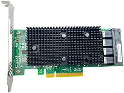 SXTAIGOOD 9400-16i SATA/SAS HBA IT Mode Controller Card 12 Gbps PCIe 16 Port Support NVME HDD