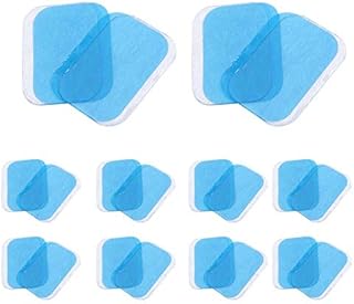 Dioche 10 pairs EMS Gel Pads, EMS ABS Replacement Pads, Abs Trainer Gel Pads Muscle Toner Pads Replacement Gel Sheet, Muscle Toner Ab Trainer Accessories Gel Sheets for EMS Hip Trainer Massager
