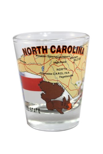 Souvenir Shot Glass - North Carolina