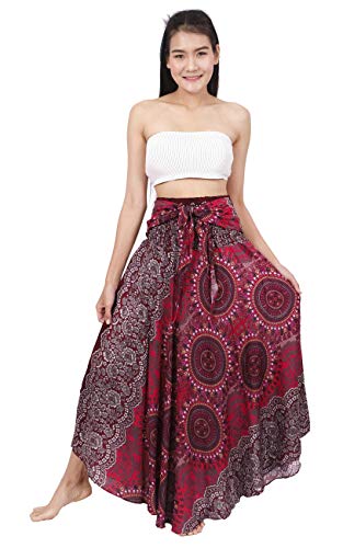 Banjamath® Women's Long Bohemian Style Gypsy Boho Hippie Skirt2