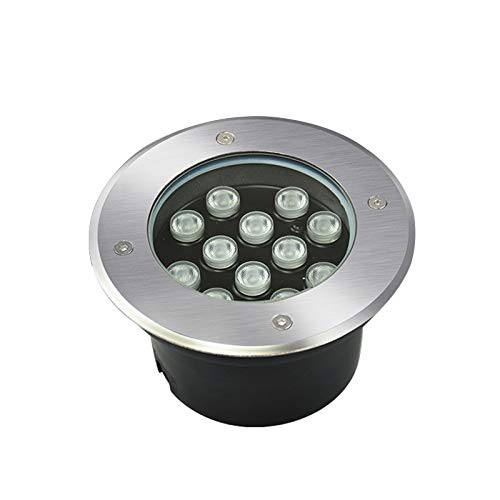 Spot de sol extérieur LED pour balisage de terrasse et escalier contemporain