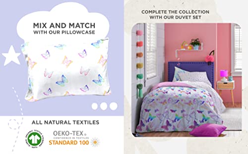 Saturday Park Multicolor Triangles Full Sheet Set - 4 Piece 100% Organic Cotton Sheets - Gots & Oeko-Tex Certified #TOP6