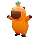 Taille adulte : costume Capybara gonflable pour adultes mesurant 150 à 190 cm