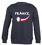Supportershop Sweat Kinder Marineblau Frankreich Fußball 8 Jahre blau