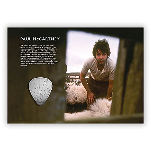 Royal Mail Paul McCartney Plectrum Medaille Cover 'Albums' - Image 4