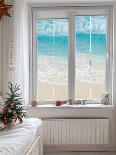 Película para ventana Summer Beach 17.7x39.3 pulgadas miniatura 5
