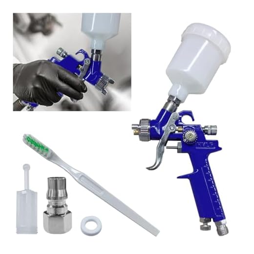 BDZMC Mini HVLP Touch Up Spray Gun with 0.8 mm Nozzle (1.0)