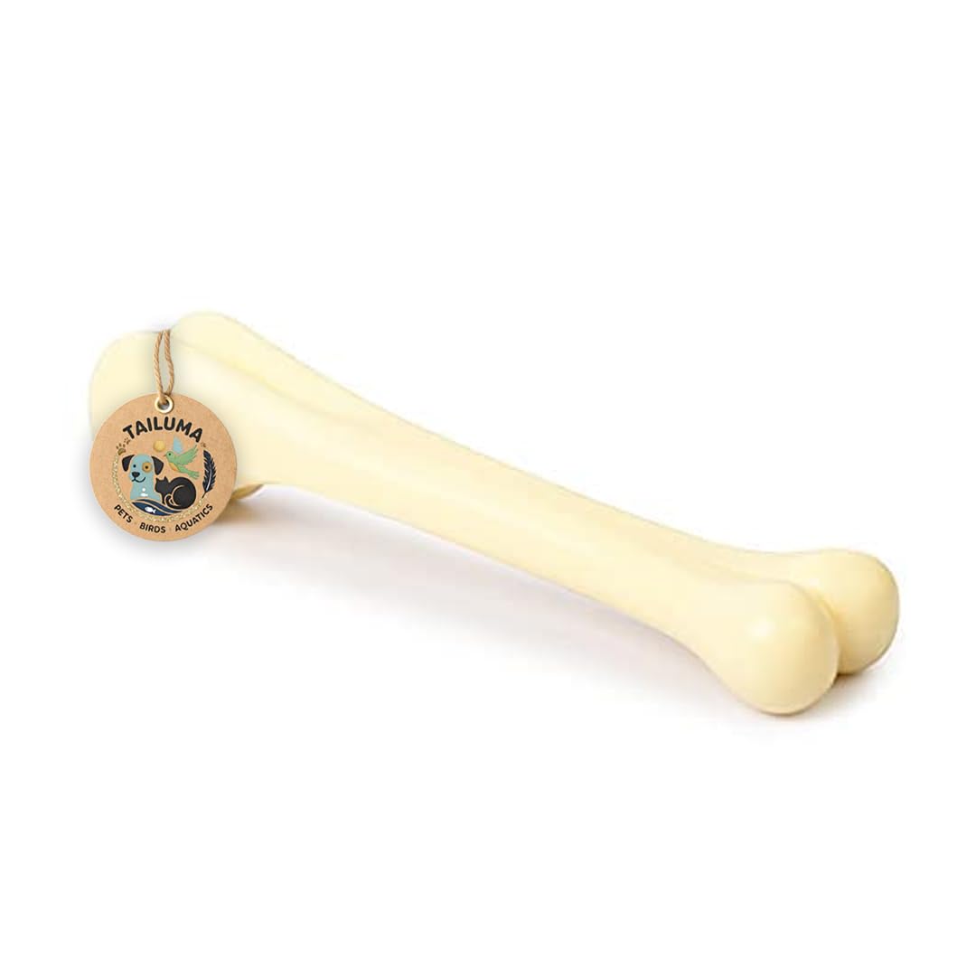 Dog Chew Bone Toy – Durable Dog Chewing Bone for Puppies & Dogs, Teeth Cleaning Chew Toy, Bite Resistant Pet Toy for Small, Medium & Large Dogs (Pack of 1)-image-0