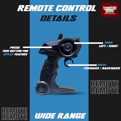 Image of Wonder Remote Control Rock Master /Crawler with Smoke, Monster Car for Kids Monster Truck Rock Climbing Car Toy for Kids | 2.4 GHz Remote with Long Range | C Type Charging | Made in India (Blue)