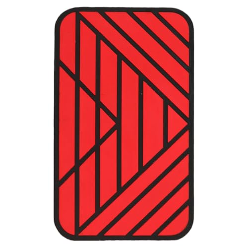 Kit de parche de alfombrilla para suelo de coche – Reposapiés de reposapiés, olla de descanso de cacerola de PVC talón del talón para coche, herramienta de costura incluida para una fácil instalación