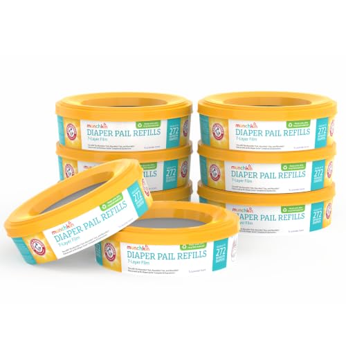 Munchkin Arm & Hammer Diaper Pail Refills, Lavender, 8 Pack - image 2