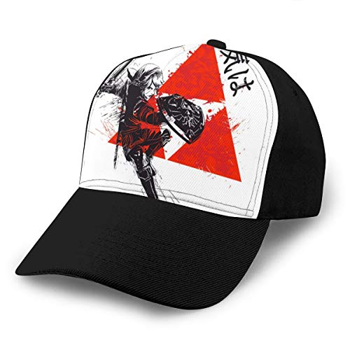 HONGYANW Gorra de béisbol Red Sun Hyrule Legend of Zelda Dad Sombrero ajustable transpirable para hombres y mujeres Snapback Trucker Cap
