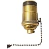 Amazon.com: B&P Lamp® Heavy Turned Brass Socket with Antique Brass ...