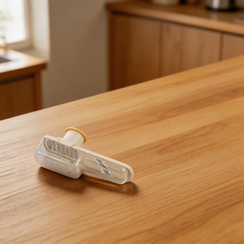 Cortador de Ajo 3 en 1 con Contenedor ABS Blanco miniatura 3