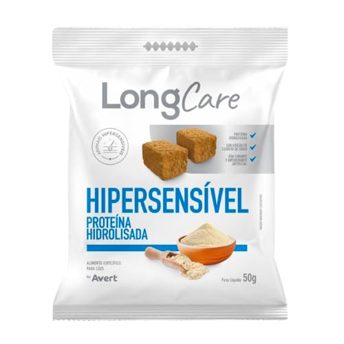 Petisco Natural Para Cães LongCare Hipersensível Proteína Hidrolisada Avert 50g