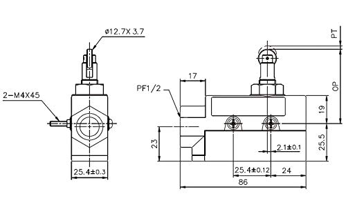 Durasteel Tz-6002 Heavy Duty Commercial Door Micro Switch With Horizontal Roller Plunger For Sliding Doors/Windows - Fits For Aerial, Awoco, Maxwell, Pioneer, Welbon Or Mars Air Curtains #TOP2