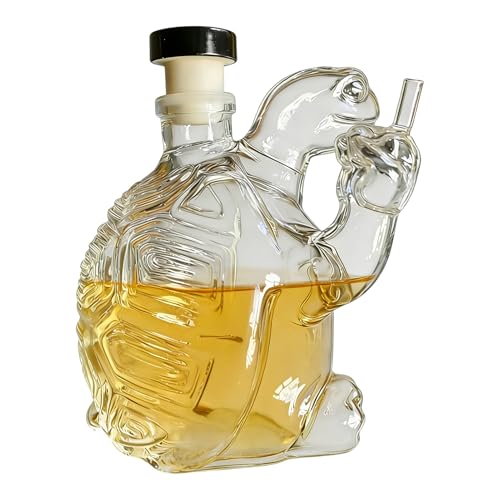 Decantador de licores, divertido recipiente transparente de cristalería | Decantador de bebidas alcohólicas de animales - Regalo para hombres Navidad Home Bar Restaurante