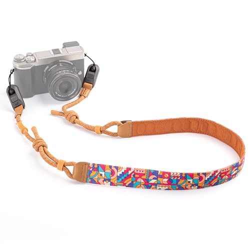 PGYTECH Tracolla per fotocamera in stile artistico Air, Tracolla per fotocamera a sgancio rapido, Tracolla regolabile per fotocamera Leica da 1100~1400 mm per fotocamere Mirrorless (Arte moderna) L