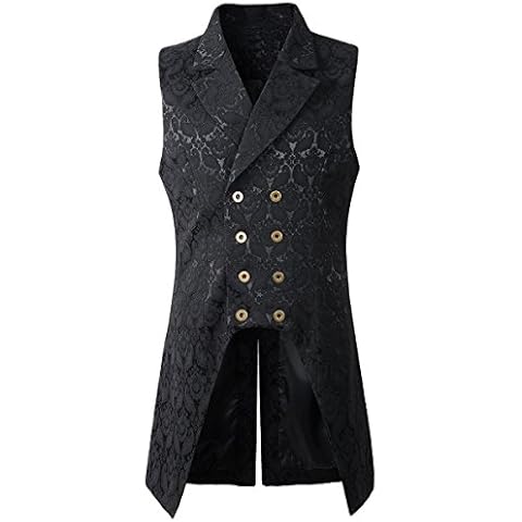 Chaleco Victoriano Gótico Steampunk Nofonda para Hombres Cover