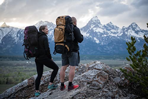 Teton Sports Scout Internal Frame Backpack - High-Performance Hiking, Camping & Travel - Water Bladder Storage & Rain Cover Repellant - Adjustable Gear For Sleeping Bag Backpacking - Olive, 55L #TOP4