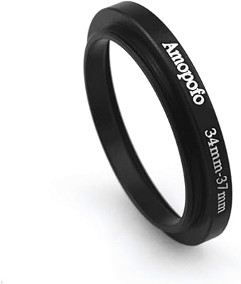 34mm to 37mm Camera Filters Ring Compatible All 34mm Camera Lenses or 37mm UV CPL Filter Accessory,34-37mm Camera Step Up Ring