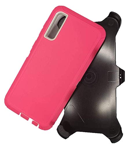 Coque Samsung Galaxy A50 rose robuste pour éviter les rayures et l'écran brisé