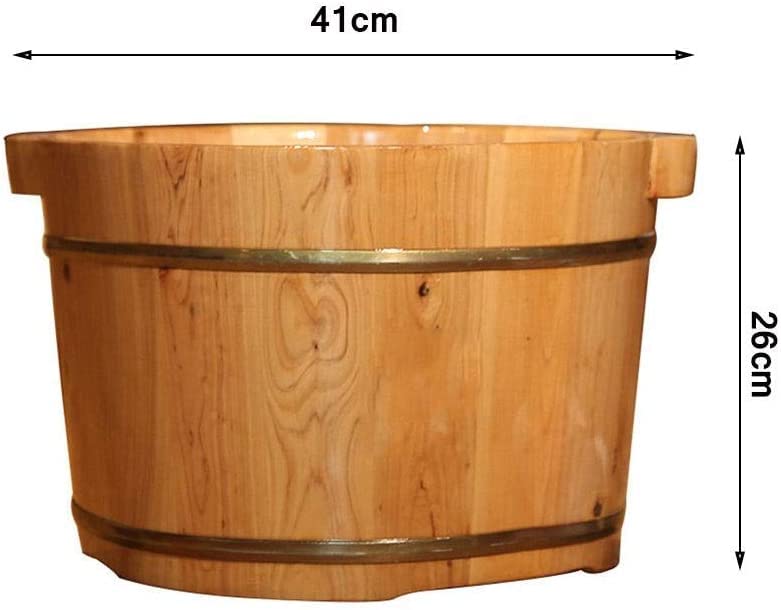 Tina de remojo para pies de madera natural Katzowen miniatura 6