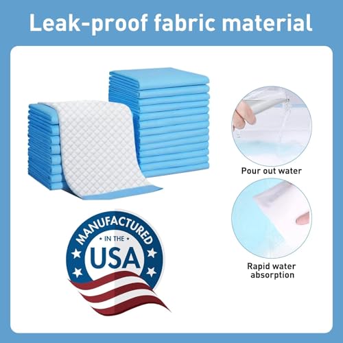 GoofyPet Disposable Dog Pee Pads, Ultra Absorbent Leak-Proof Puppy Potty Training Pads, Quick Dry Pet Pads for Dogs, Cats, Rabbits, Puppy Pads for Housebreaking, Crate, Whelping (22x22inch,100 Count) by GoofyPet - Used condition - Image 4