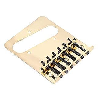 Dilwe Chevalet en métal de Guitare électrique avec clé vis Accessoire pour Guitare Telecaster - Les Beatles, Paul McCartney, John Lennon, RIngo Starr, George Harrison Dilwe Chevalet en métal de Guitare électrique avec clé vis Accessoire pour Guitare Telecaster – Image 7
