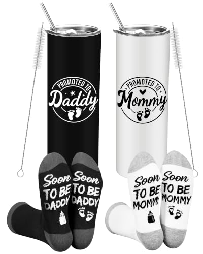 Patelai 4 Pcs New Parent Gift Set for Dad Mom Expecting Parents