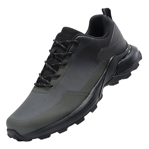 vejtmcc Zapatos de trabajo para hombre y hombre, deportivos, transpirables, cómodos, ligeros, transpirables, de protección laboral, trekking trails, zapatos antideslizantes para exteriores,
