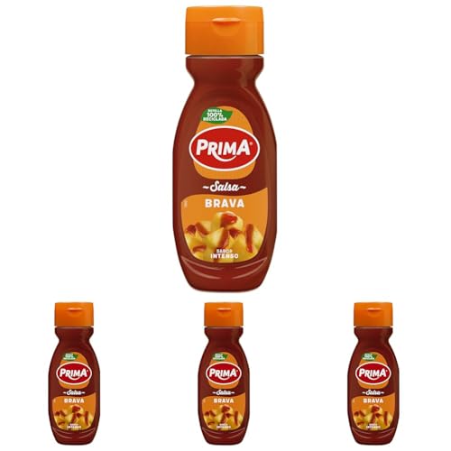 Prima salsa brava sabor Intenso. 290 g (Paquete de 4)