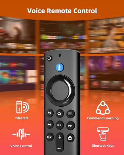 Télécommande de remplacement vocal avec microphone haute sensibilité intégré