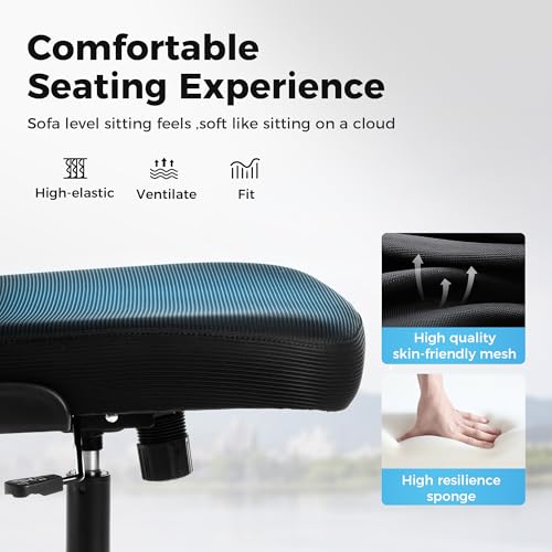 Chaise de bureau ergonomique contre le mal de dos support réglable