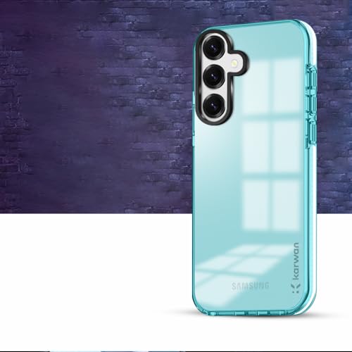 Image of KARWAN Back Cover|Samsung Galaxy S25 Back Cover |Polycarbonate Material| Full Camera Protection |Perfectly Fit| Case for Samsung Galaxy S25 - Blue