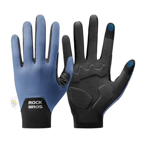 ROCKBROS Cycling Gloves for Men Women XRD Shock Absorbing Bicycle