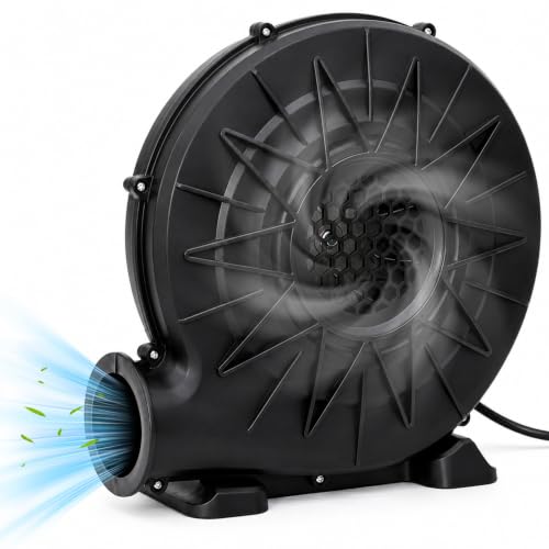 550W Bounce House Blower Inflatable Blower Bouncy Castle Blower Portable Pump Fan for Inflatables Kids Water Bounce Houses