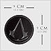 Paladone Assassin's Creed Metal Coasters, Set of 4 with Cork Backing