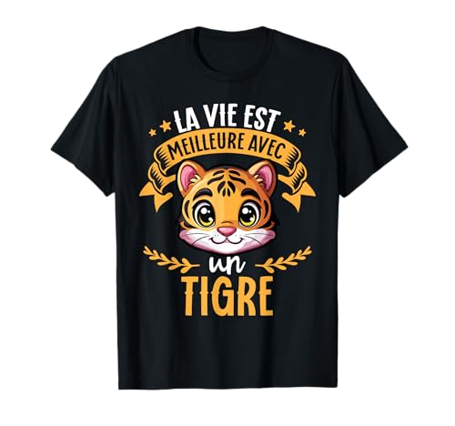 Je M'en Fous Je Suis Un Tigre - Tigre Mignon T-Shirt