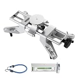 VEVOR Pince de Roue et Adaptateur Magnétique, Outil d'Alignement de Roue en Alliage d'Aluminium pour Jauge de Carrossage Précise, Compatible avec Jantes 28-63,5 cm, pour Voiture, SUV, Moto