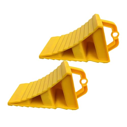 Syengery 2 Piezas Calzos Antideformacion Ruedas, Calzo Rueda Camion, Bloque Antideslizante para Coches, Remolques, Caravanas, Autocaravanas