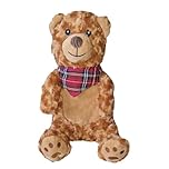 K Collection 3D Novelty Hot Water Bottle with Removable Cover - Teddy Bear Design - Soft Plush Cover - Premium Natural Rubber