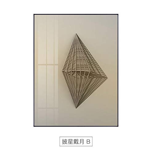 Arte de la pared abstracto para rellenar grandes espacios de salón juego de 3 lienzos sin marco 4